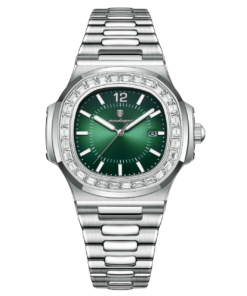 poedagar-918-watch-green-silver-line